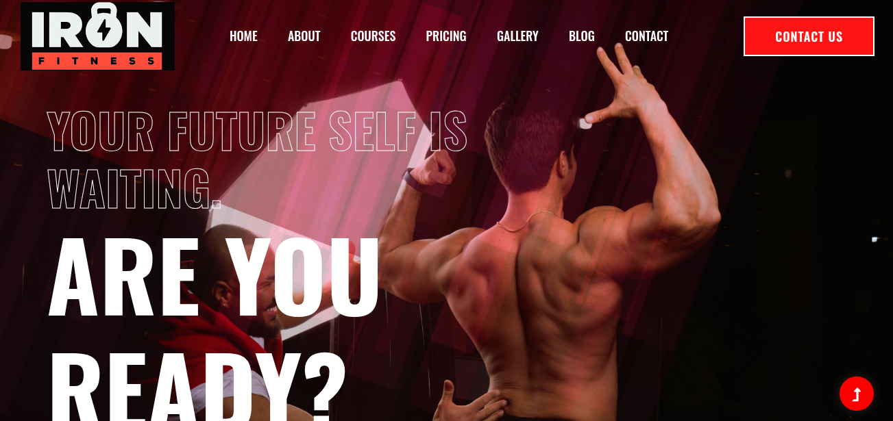 Iron Fitness Website